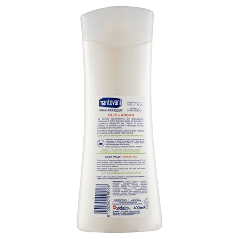 mantovani Bagnodoccia Neutro Olio di Argan 400 ml